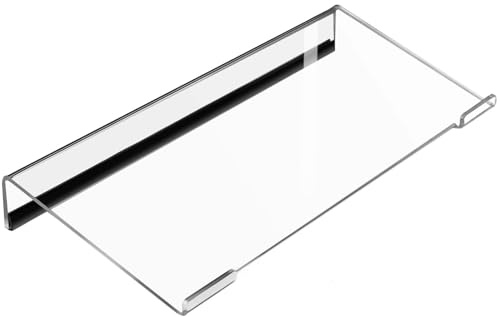 EAAGHK Acryl geneigter Computer Tastaturständer, Generisch Computer-Tastatur-Ständer Mit Rutschfester Silikonabdeckung abgewinkelte ergonomische Halterung für Schreibtisch Büro Hause 43 x 14cm