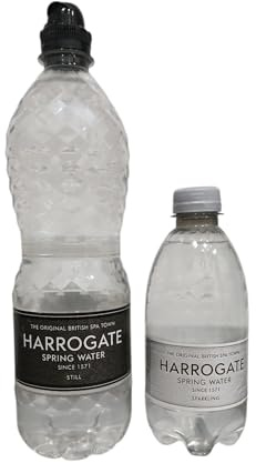 mixed still and sparkling Harrogate spring water x12 bottles, 750ml x6 330ml x6 opd goods