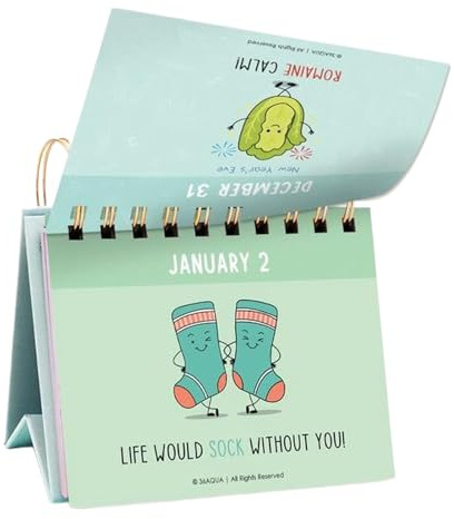 Motivierender Tischkalender – 2026 Täglich | Papier-Zitate & Motivationskarten | Mini Desktop-Planer Für Frauen, Lehrerin, Studentin | Wohn- & Bürodekoration