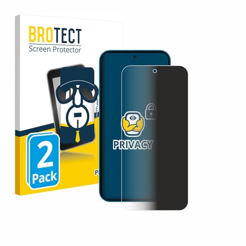 BROTECT Blickschutzfolie für Nothing Phone (4a) | 2 Stück Anti-Spy Displayschutz Made in Germany Smartphones und Handys Privacy Screen Protector Blaulichtfilter Klare Folie