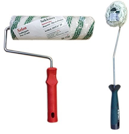 PROFI Farbroller-Set/Werkzeug zum Verarbeiten der Poolfarbe Schwimmbeckenfarbe