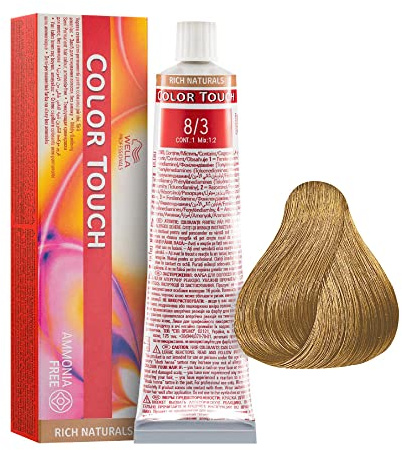 Wella, Coloración permanente (Color Touch 8/3) - 60 ml.