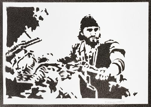 moreno-mata Echtes Handgemachtes Graffiti Days Go... Gamer Aesthetic Poster & Kunstdrucke Bilder Deacon St. John Plakat Handmade Deko Wandbilder Wohnzimmer Wanddeko Geschenke für Männer und Frauen