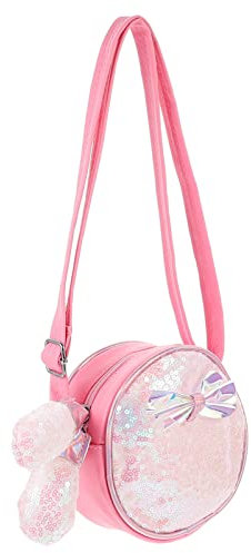 TENDYCOCO à main à paillettes pour enfant - Rose - rose,