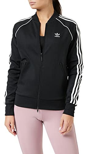 adidas SST TRACKTOP PB Felpa Da Donna, Nero, 34