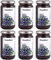 AmoreTerra (6 Pz.) confettura, composta di Mirtilli BIO senza zucchero, 220g, senza pectina, marmellata, biologica, 120g di frutta per 100g di prodotto
