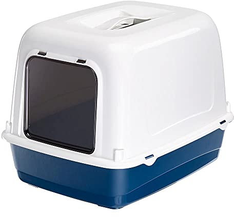 Maison de Toilette pour Chats ARIEL 10 HOME avec Double Bac avec Tamis et Filtres Anti-odeurs