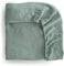 mushie Extra weiches Musselin-Spannbetttuch für Kinderbett, atmungsaktiv, 100% Baumwolle, elastische Ecken, vorgewaschen, 71 cm x 132 cm (Roman Green, Medium)