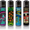 Clipper Classic Large/Micro Feuerzeuge Verschiedene Motive Neue Serie 4er Set + DHB (Shrooms #5)