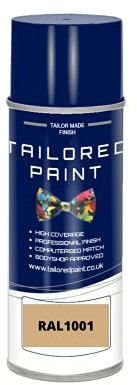 RAL 1001 Beige MATT Aerosol Paint Can Direct MATT Paint For Wood, Metal, Plastic, PVC, UPVC, Fascia Boards - Indoor & Outdoor