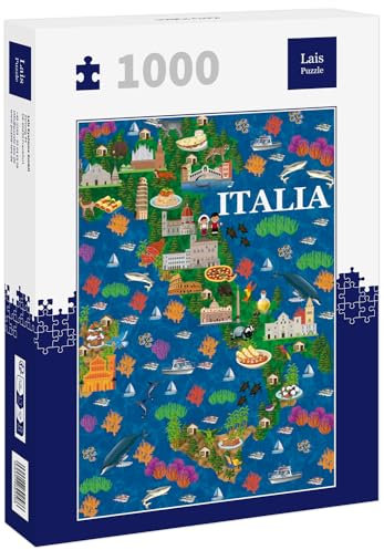 Lais Puzzle Map Italy 1000 pieces