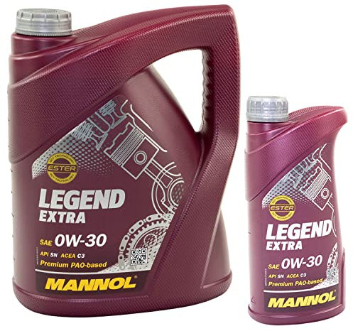 Motoröl Motor Öl MANNOL Legend Extra 0W30 API SN 5 Liter + 1 Liter