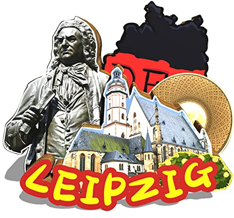 Orlybar Deutschland Leipzig Magnet Kühlschrankmagnet Holz 3D Sehenswürdigkeiten Reise Sammlerstück Souvenirs Dekoration Handgefertigt