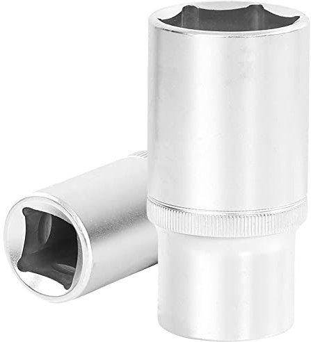 Vaso 27 mm Largo Hexagonal para llave de carraca 1/2 CRV