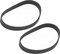 2Pcs Gummi Antriebsriemen, Staubsauger Gürtel Teil Staubsauger Hoover Flachriemen Ersatz Zahnriemen