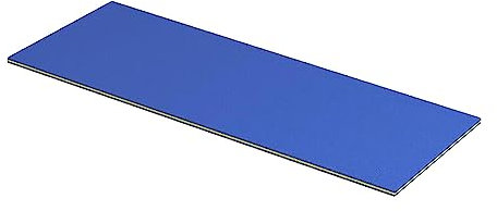 F Fityle Alfombrilla Flotante Cojín de Agua Almohadilla de Espuma Xpe 70.8x21.7x1.3 Pulgadas Superficie Lisa Cama de Amarillo y Azul para Piscina de