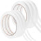 boeyeleny Doppelseitiges Klebeband Schmal,120 Meter Doppelseitiges Klebebands Dünn für stoff,6 9 mm Klebeband zum Nähen,Craft,Handarbeit,Double Sided Tape(6mm x 3 9mm x 3)