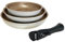 SHOP-STORY AM4754 : Lot de 3 Poêles en Aluminium Arthur Martin avec Poignée Amovible - Revêtement Anti adhérent - Compatibles Tous Feux dont Induction