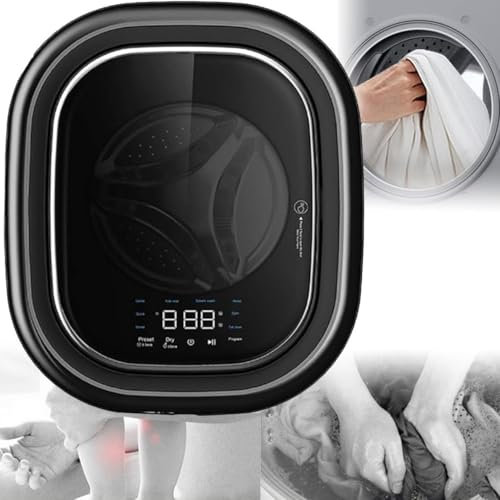 GEJLELDS Piccola Mini Lavatrice Domestica, Lavatrice Completamente Automatica a Parete, capacità 3Kg, Lavatrice a Tamburo, per La Pulizia della Biancheria Intima