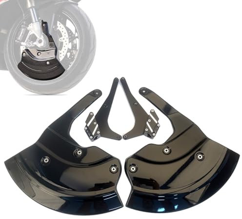 GYMARK Motorcycle Front Brake Caliper Covers for B-MW S1000RR S1000R M1000RR M1000R 2019-2024 Motorbike Front Wheel Radiator Guard (B-Black)