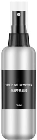 Nail Glue Remover, 100ml Nail Glue Remover, Easy Remove Nail Glue Remover For Press Nails, Push- Nail Remover, Wearable Nail Glue Remover, Solid Nail Polish Remover, Nail Polish Remover
