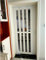 Accordion Sliding Door with Acrylic Glass, 80 75 72 70 60 48 Inch Wide Aluminum Indoor Folding Door Magnetic Multifold Door for Doorway Kitchen, Including Installation Hardware(WxH 76x203cm/30x80in)