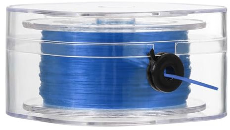 PATIKIL Elastic String for Bracelets, 0.8mm x 98-Yard Stretchy Bracelet String Stretch Bead Cord for Seed Beads, Jewelry and Bracelets Making, Light Blue