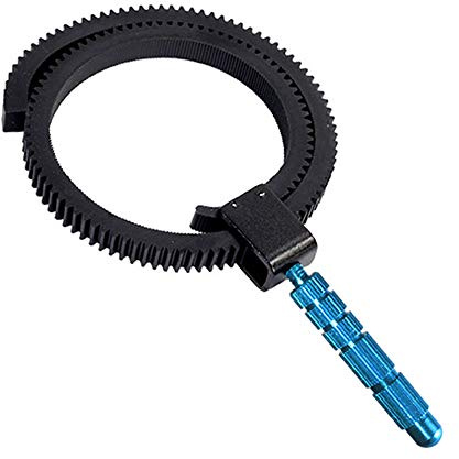 10 Teile/los for Einstellbare Gummi Follow Focus Zahnkranz Gürtel mit Aluminium Legierung Griff