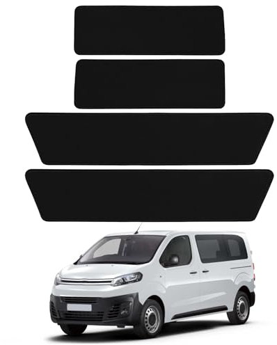 4 Stück Teppiche Fußmatten Ersatz für 2016-2023 Citroen Jumpy, Ersatz für 2019-2023 Opel Vivaro, Fußmatte Einstieg, Strapazierfähige Eingangstürmatte Wohnwagenmatte Eingang
