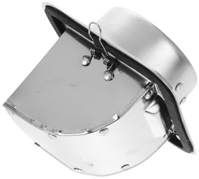 GLSTOY Stainless Steel Range Hood Check Valve Portable Extractor Fan Vent One Way Non-return Valve for Kitchen Ventilation