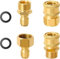 BRIOTA Pressure Washer Hose Fittings Kit, 4 PCS Quick Connect Adapter Set, M22-15mm to 3/8 Quick Release Coupler, Compatible with Sun Joe SPX3000, Campbell, Stanley, Simoniz, Excell