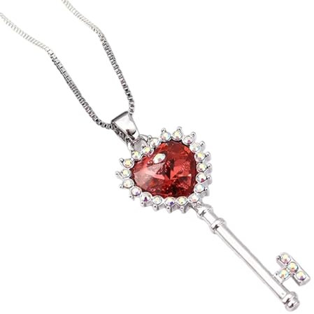 SKJUBLPG Halskette Ketten Schmuck Herren Frauen Anhänger Necklace Halsketten Für Damen Padparadscha