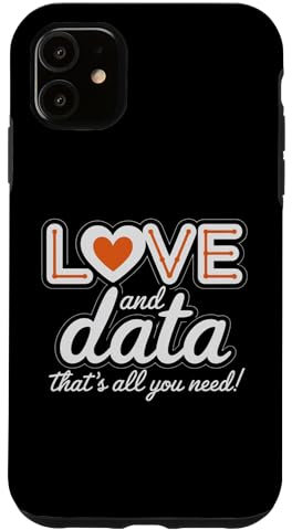 iPhone 11 Love and Data That's All You Need Graph Case