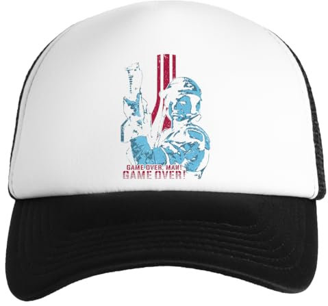 Jinbetee Game Over Man Game Over Weiße Kinder Baseball Cap Unisex Snapback