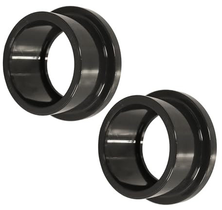 HAF® 2X PVC Fittings Bundbuchse mit 50mm Klebemuffe und Flansch | Ersatzteil aus grauem PVC-U mit Klebeanschluss für Kugelhähne und Rückschlagventile | Qualität: Made in Europe - Menge: 2 Stück