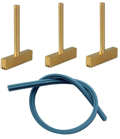 Laroal 3Pack Soldering Iron Tips 30W/40W/60W T Soldering Iron Tips with Hot Press Strip,T Soldering Iron Tips for LCD Screen Flex Cable Repair