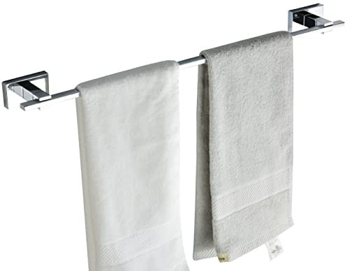 HAVVMK Handtuchhalter für Badezimmer, einzelne Handtuchstange, 45 cm, 60 cm, 75 cm, Wandhalterung aus Edelstahl, moderner Stil, poliertes Finish, Mehrfarbig