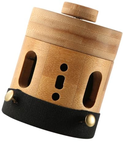 Vaguelly pot de moxibustion sans fumée à base de plantes réservoir de chaleur moxa réservoir de moxa brûleur de moxa à la taille support de cône de moxa tube de bambou