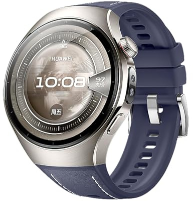 GIOPUEY Armband Kompatibel mit Huawei Watch 5 46mm, Weiches Silikon Armband [Verschleißfest] [Atmungsaktiv] Ersatzarmband