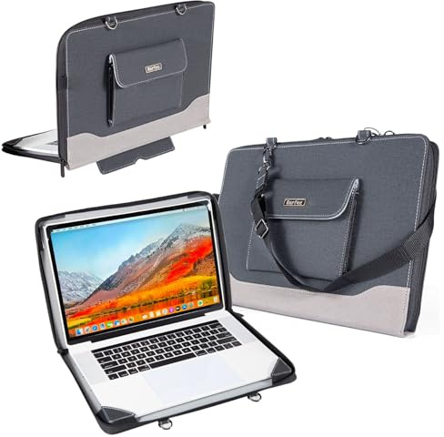 Berfea Custodia protettiva per HP OmniBook X Flip 2in1 Next Gen AI Laptop 16 16-as0047nr 16-ar0087nr 16-ar0013dx 16 Laptop Notebook PC Stand Hard Carry Case Sleeve
