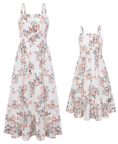 GRACE KARIN Mutter Tochter Kleider Blumen Sommerkleid Familien Outfits