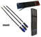 Set 3 cacciaviti cacciavite extra lunghi flessibili da 600mm + 10 inserti