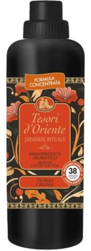 Tesori dOriente Japanese Weichspüler, 750 ml, Konzentrat, Waschmittel, mehrfarbig, 12 Stück