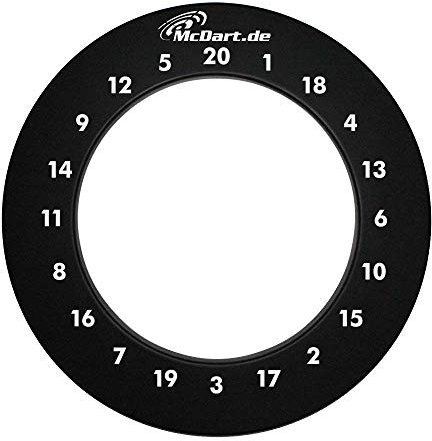 McDart HD Zahlen Surround (Schwarz)