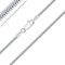 Planetys - Chaîne Maille Serpent allégée 2 mm Argent 925/1000 Rhodié 70 cm