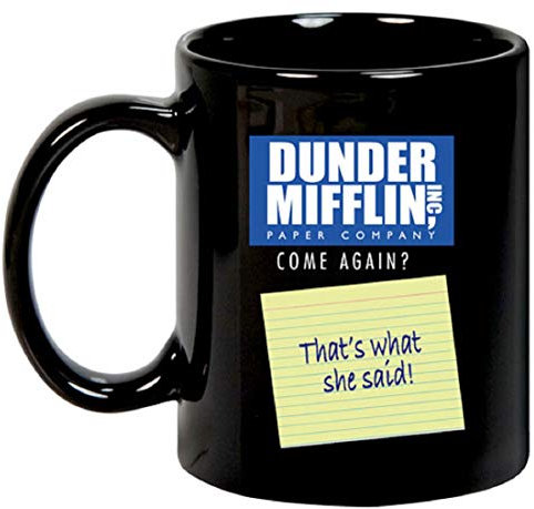 The Office Dunder Mifflin Mug changeant de Chaleur Inscription That's What She Said