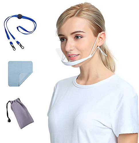 AIEOE Visiera Chef Plastica Trasparente Scudi Plastica per Ristorante Tatuaggio Trucco Ristorazione 10 PEZZI