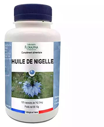 Floralpina - Huile de Nigelle 120 capsules | Source d'Huile de Nigelle et de Vitamine E Naturelle