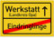 Werkstatt Schild als Geschenk für Papa oder Opa zu Weihnachten - Geschenkideen für den Vater und Opa zu Vatertag oder Geburtstag - 30x20 cm Kunststoff Ortsschild