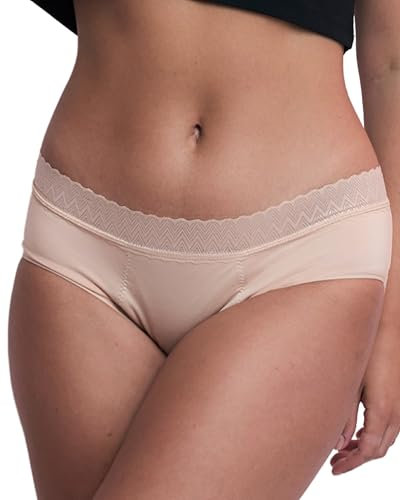 femtis Perioden-Unterwäsche VIKA Baumwoll Slip | Saugstarke Menstruationsunterwäsche für starke Blutung | Periodenunterwäsche für Frauen & Mädchen | Alternative zu Tampons Binden Slipeinlagen | XXL
